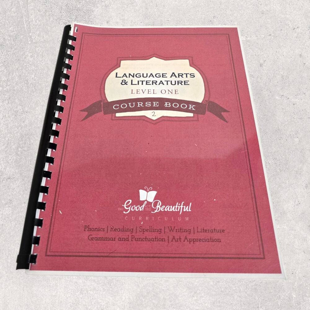 Language Arts & Literature Level One Course Book - TGTB - Home-School